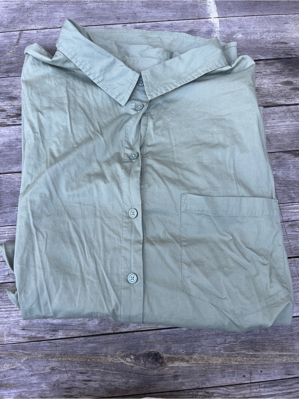 Ava & Viv Oversized Button Up